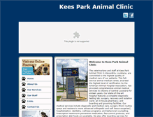 Tablet Screenshot of keesparkanimalclinic.com